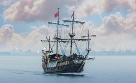 ship on the sea