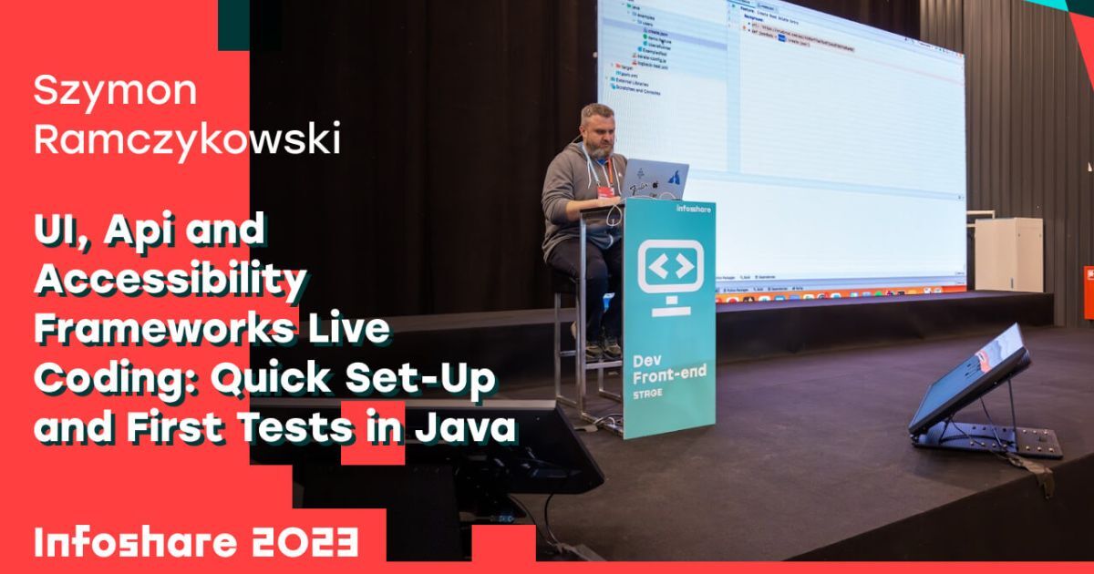 UI, Api and Accessibility Frameworks Live Coding: Quick Set-Up and First Tests in Java